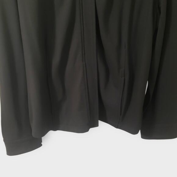 J. Jill Wearever Collection Black Full Zip Jacket Stretch Lightweight XL Casual - Picture 3 of 15